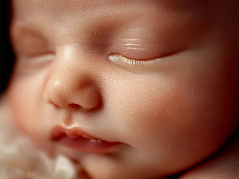 Imagen hiperrealista del bebé generada por IA