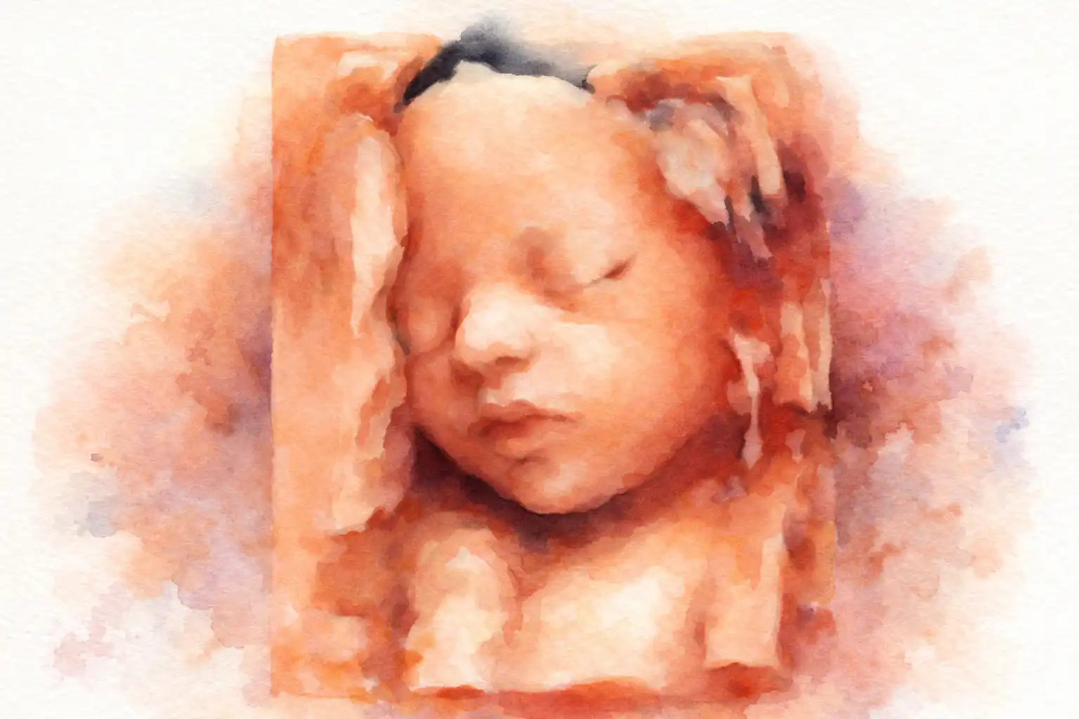 Ecografía Acuarela 2